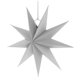 thumbnail image 2 of Novedad 3D Papel 9 Puntos Estrella Navidad Halloween Decoración Colgante Gris, 2 of 3