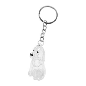 Magideal - Llavero Con Forma De Perro, Llavero Para Coche, Medallón Para El Pelo, Recuerdo Para Bolso, Abalorio Conmemorativo Para Botella, Llavero Para El Pelo Beagle