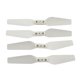 thumbnail image 1 of 4 piezas de hélices de dron para e58 s168 jy019 quadcopter repuestos blanco, 1 of 5