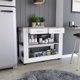 thumbnail image 2 of Isla de Cocina Cala 2 Cajones 2 Repisas Blanco - Macadamia, 2 of 7