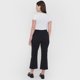 thumbnail image 3 of Pantalón Mujer Flare Negro Crop Corona, 3 of 5