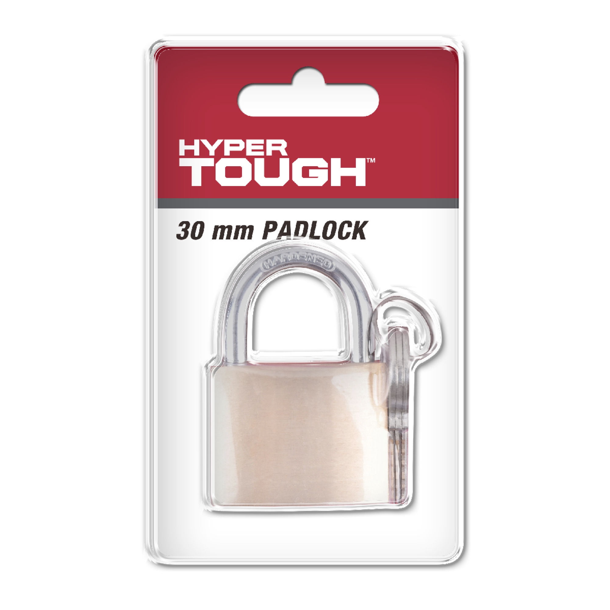 Candado 30mm 100% Brass Hyper Tough 752003h Laton