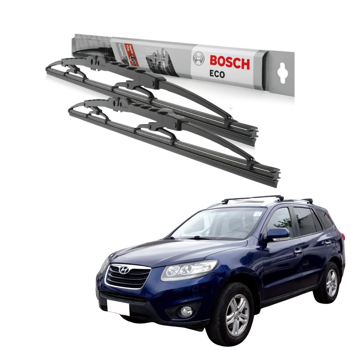 Plumillas Bosch Eco Para Hyundai Santa Fé 2006-2012