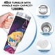 thumbnail image 5 of Alicia en el País de las Maravillas Vaso aislado de acero inoxidable con asa, diseño temático, regalo para familia, amigos y fans; incluye pajita y encaja en el portavasos estándar, 40 oz, 5 of 6