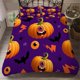 thumbnail image 1 of Pumpkin Teeth Root Duvet Quilt Covers Pillow Case Bedding Sets3-Piece Bedding Set (1 Duvet Cover + 2 Pillow Shams), 1 of 3