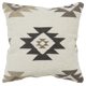 thumbnail image 1 of Almohada decorativa Rizzy Home T13806 con relleno de plumón de 55 x 55 cm, color beige, 1 of 4