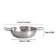 thumbnail image 2 of Xiao Hua Olla Caliente de Acero Inoxidable con Doble Asa, Olla para Cocinar, wok de 7.09 Pulgadas, Adecuada para el Hogar y Acampar, Juego de 1, Plateado, material de Acero Inoxidable, 2 of 4