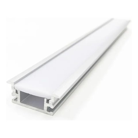 Genérico - Perfil Embutir Piso Tiras Led 3 Mts Compacto Decoración Jhn