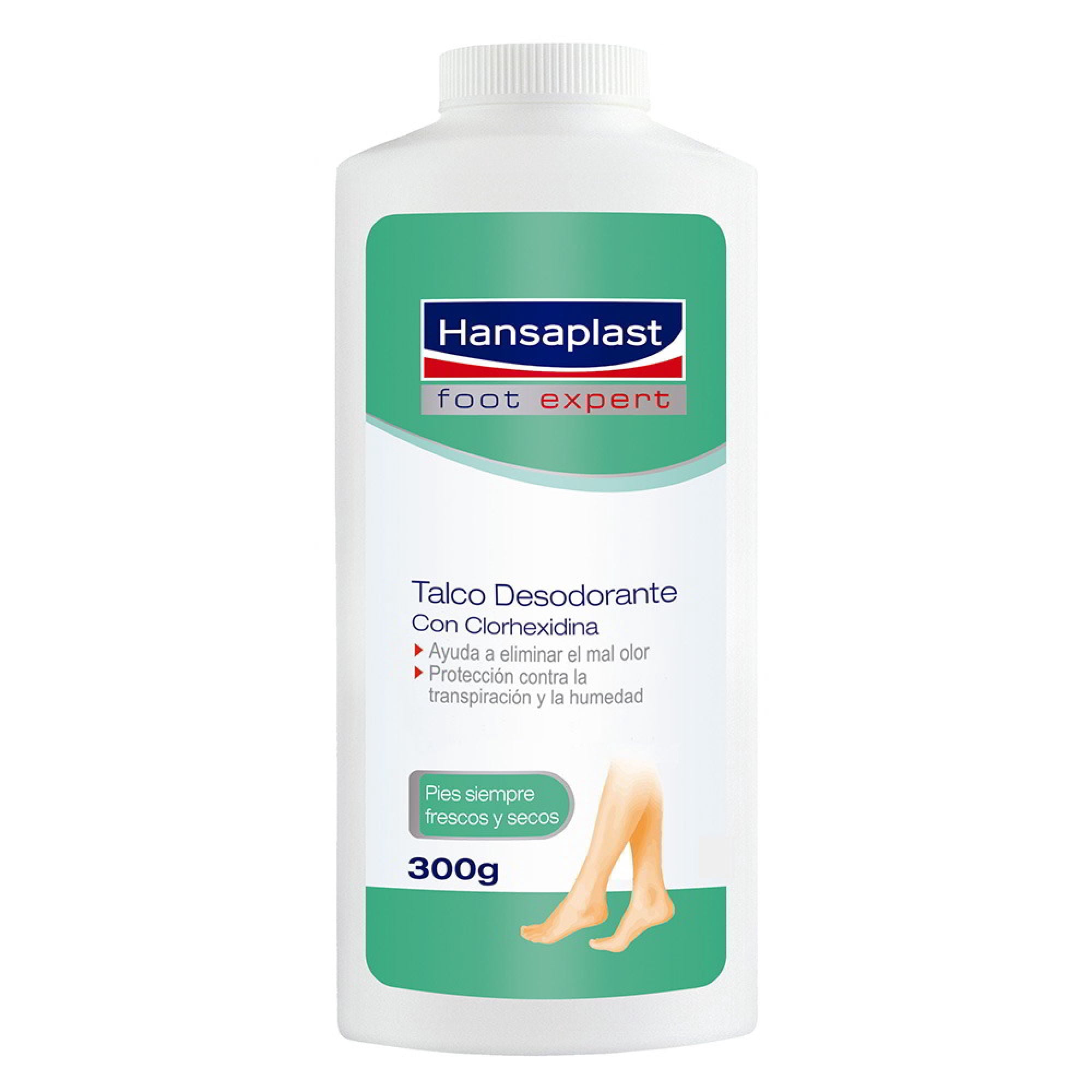 Talco Desodorante Con Triclosan Frasco 300 g Hansaplast