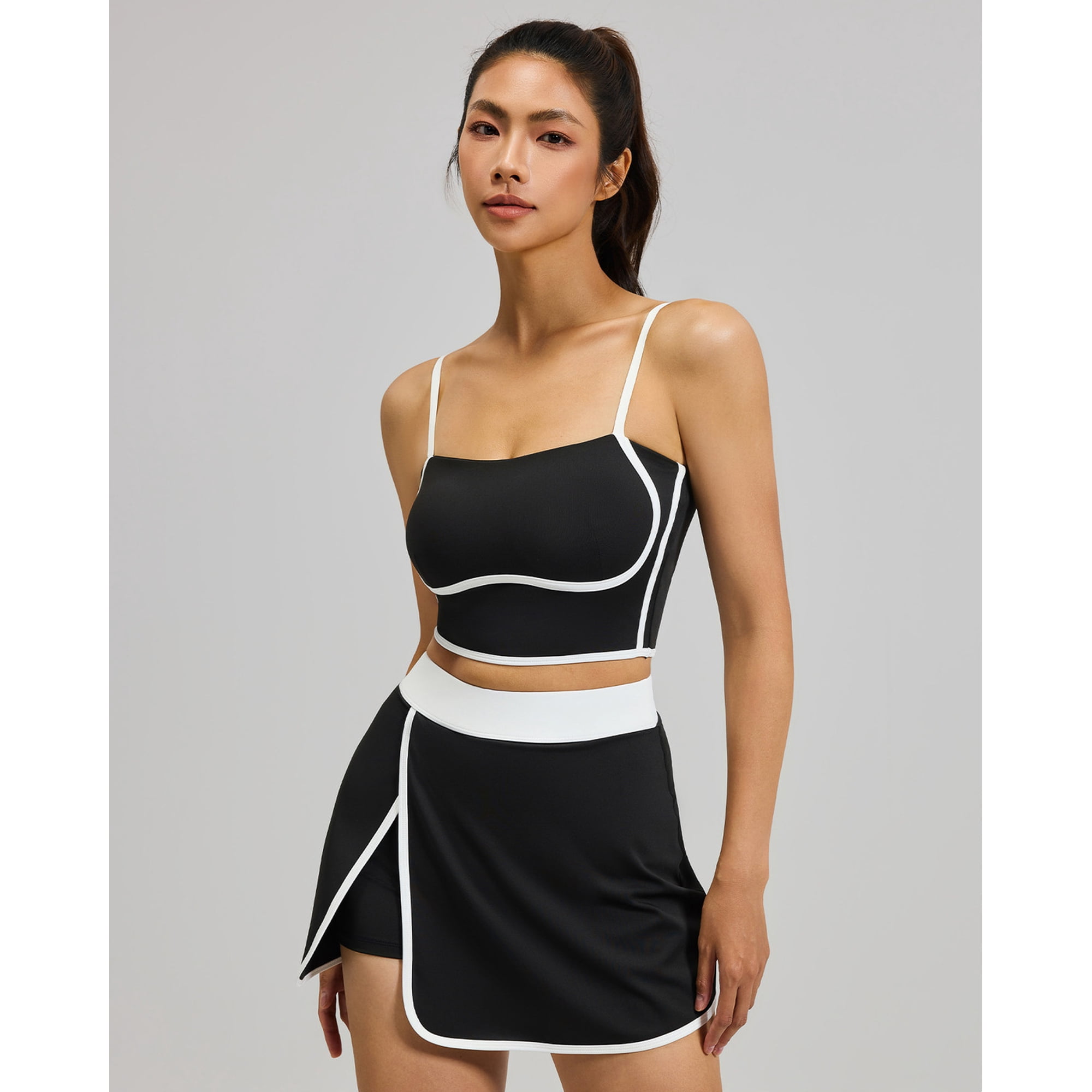 Flix Spa - Conjunto Deportivo Mujer Top Y Falda Short Premium