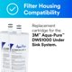 thumbnail image 2 of Filtro de agua 3M Aqua-Pure DW8090 para reemplazar debajo del fregadero, 2 of 6