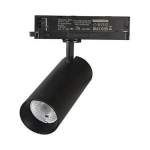 Hb Led - Foco Decorativo Riel 40º Monofásico 18W 3000K Negro