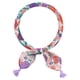 thumbnail image 1 of INSPIRE CHIC Pañuelos Cuadrados con Estampado Floral para Mujer, 23.6X23.6" Flores Borla Gasa Pañuelo Cuello Flor-1-Púrpura, 1 of 6