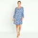 thumbnail image 1 of Camisa Maternal Lia Azul Estampado, 1 of 5