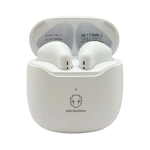 Ihk-Techline - Audífonos Inalámbricos Bluetooth Sonido Hd Super Bass Blanco S