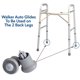 thumbnail image 3 of Walker Auto Glides Carex para personas mayores y adultos, ajuste universal, 3 of 6