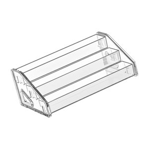 Magideal - Estante De Exhibición Acrílico, Estante Para Monedas De Desafío, Soporte De Almacenamiento, Soporte De Escaparate, Soporte Para Esmalte De Uñas Transp 3 Niveles