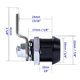 thumbnail image 4 of Candado tubular negro WOOCH de 17 mm (1 unidad), 4 of 7
