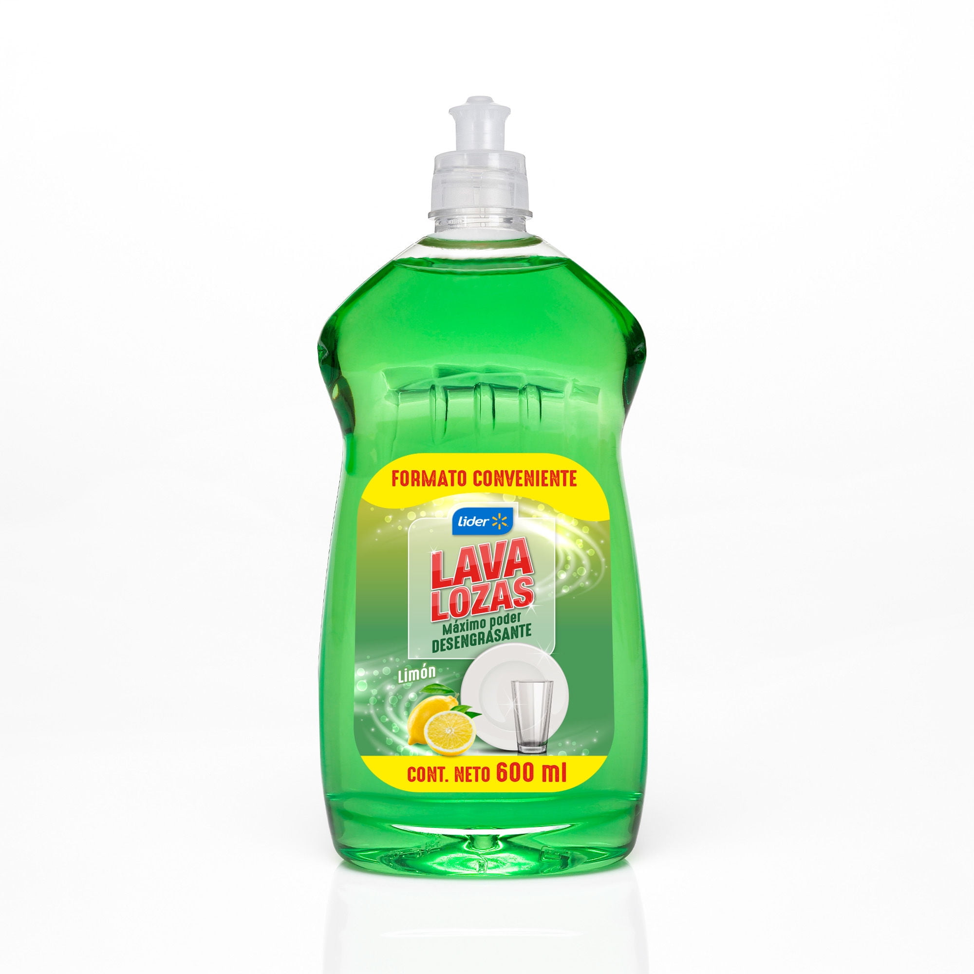 Lavalozas Líquido Botella 600 ml Lider