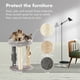 thumbnail image 3 of Cat Tree MECOOL 4 en 1 con rascador, cama, juguetes y cepillo, 3 of 8