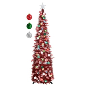 Bastón De Caramelo Desplegable Hmasyo Para Árbol De Navidad, 1,5 M, Con Luces Y Decoración