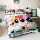 thumbnail image 1 of Juego de funda nórdica de Powerpuff Girl para niños, juego de ropa de cama con estampado 3D, funda de edredón con personajes de anime, funda de edredón decorativa de microfibra y poliéster c, 1 of 3