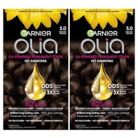 Tinte De Pelo Garnier Olia Ammonia-Free 5.0 Medium Brown 2X