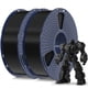 thumbnail image 1 of Filamento para impresora 3D SUNLU PLA Plus de 1,75 mm, 2 kg, 2 paquetes, negro, 1 of 9