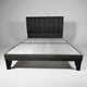 thumbnail image 1 of Cama 2 Plazas Franjas 150X190CM Incluye Base + Respaldo Negro, 1 of 7