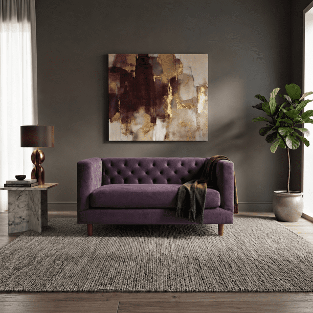 Sofa Brescia 2 C Tela Velvet Vivian Lila