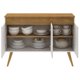 thumbnail image 3 of Set Living Rb03-Rm01 Buffet 3 Puertas + Mesa Centro Blanco Nogal, 3 of 6
