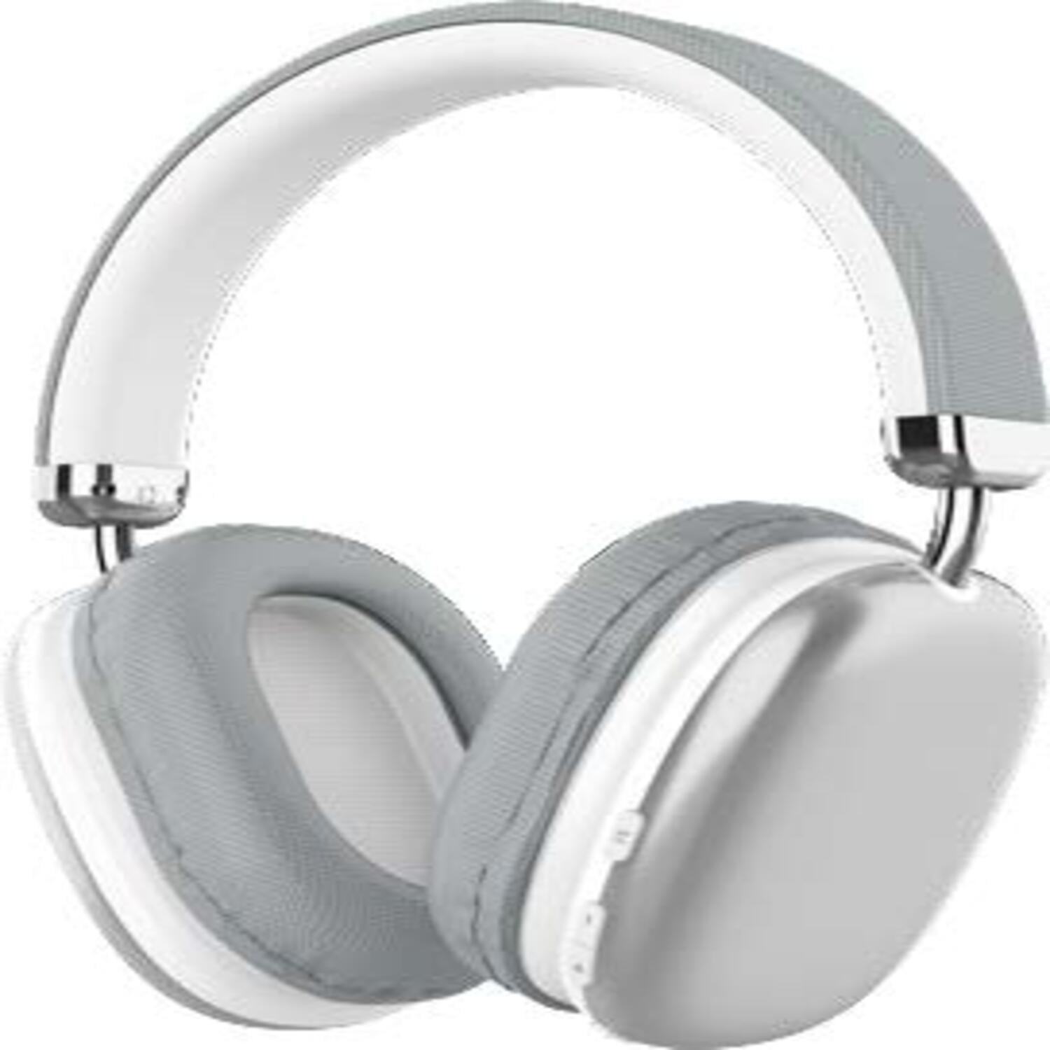 Motomo - Audifonos Headphones Inalambrico Plegable Bt V6.0 40h / 70h Plateado Auhemo34