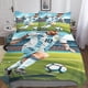thumbnail image 1 of DSJackson Lionel Messi Premium Duvet Cover Set with Hidden Zipper Closure - Microfiber Bedding Set with 3D Print And Pillowcases - Perfect for Boys And Girls King, 1 of 3