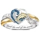 thumbnail image 1 of Anillo de delfín con incrustaciones "Hasta el fin del mundo", regalo de joyería para el Día de la Madre, 1 of 7