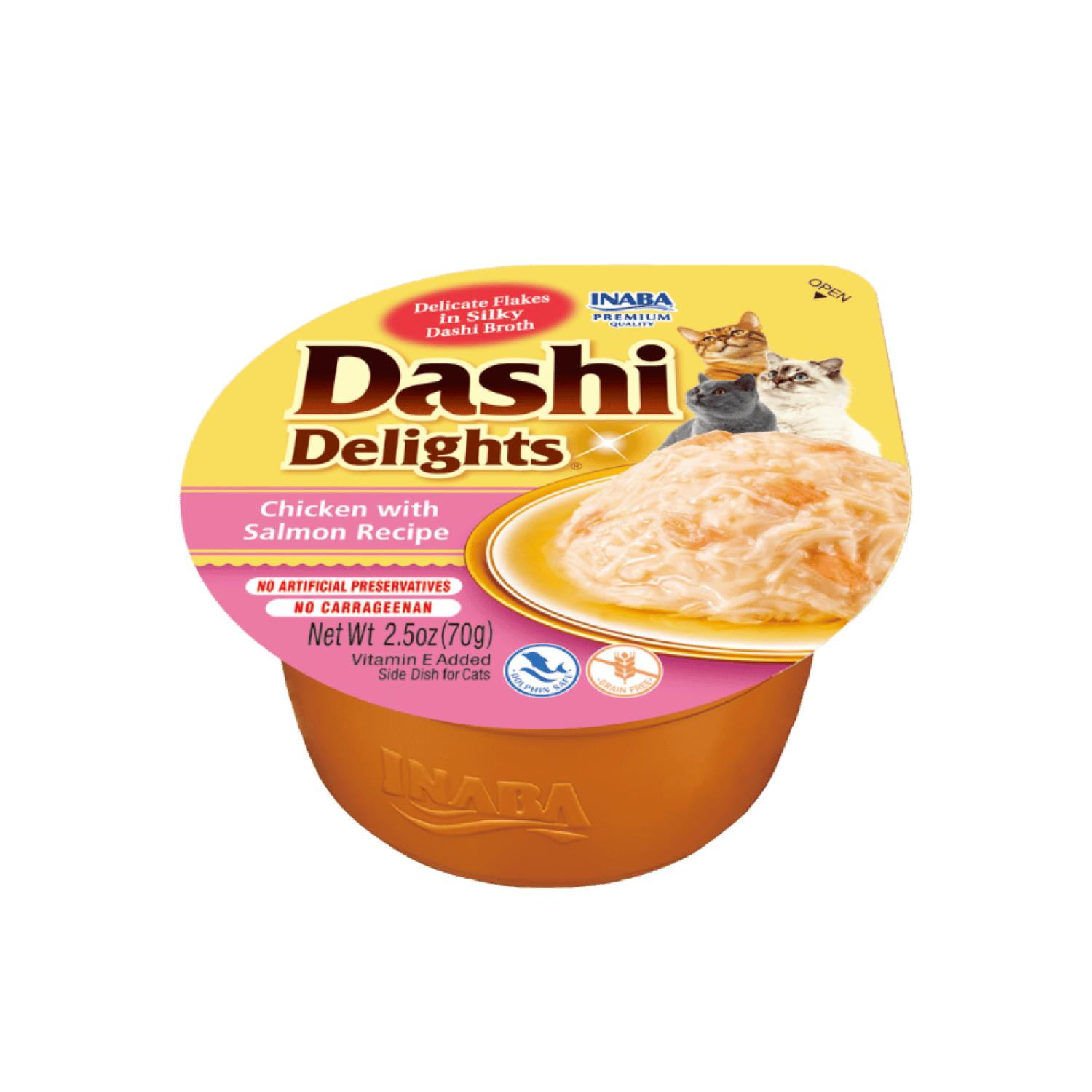 Churu Dashi Delights Pollo y Salmón 70g Snack Húmedo Gato