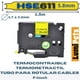 thumbnail image 1 of Cinta Termocontraible HSe-611 Alternativa Brother | 5.8 mm | Amarilla, 1 of 5