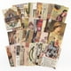 thumbnail image 1 of 100pcs Lightweight Paper Material Paper, 6.89inch(6.9In)*4.72inch(4.7In) Space Planet Retro Hand Letter Art Oil Painting Collage Hand Account Decoration, 1 of 5