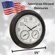 thumbnail image 3 of Reloj exterior Lovely Home Essentials 46 cm impermeable con LED, 3 of 9