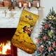thumbnail image 1 of Migración Tema: Calcetines de Navidad, fino lino blanco para colgar en escaleras y chimenea, decoración navideña para el hogar, regalo de Navidad.54cm×38cm, 1 of 5