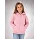 thumbnail image 1 of Poleron Canguro Con Cierre De Ninos 340g Basico 70/30 Casual 6 Rosa Pastel Lisa, 1 of 3
