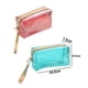 thumbnail image 2 of Bolsa de cosméticos transparente de 2 piezas, bolsa de aseo portátil, bolsa de almacenamiento de viaje, 2 of 5