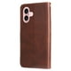 thumbnail image 4 of Funda con Cremallera para iPhone 16, Carcasa Cartera de Cuero PU con Soporte y Tarjetero, 4 of 6