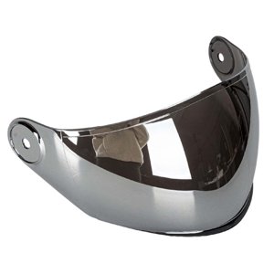 Ioensy - Accesorios De Motocicleta Visera De Casco Para Axxis Square Reemplazo Directo Plateado