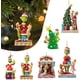 thumbnail image 1 of 6PCS Christmas Acrylic Onahombrest Christmas Tree Decoation Colgante Christmas Onahombrests Car Holiday Onahombrest Car Colgante Christmas Decoation (C), 1 of 5