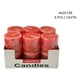 thumbnail image 2 of Pack 6 velas aromáticas 4x10 cm rojo, 2 of 2