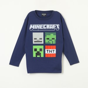 Polerón Minecraft Oficial Con Personajes - Niños 4-12 Años