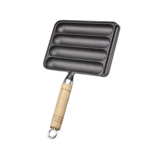 Bothyi - Sartén Para Asar Salchichas Sartén Para Perros De Maíz Para El Desayuno Hornear Todo El Cuadrado De La Estufa