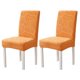 thumbnail image 1 of Fundas para sillas de comedor, juego de 2, fundas para sillas de comedor, fundas elásticas para sillas de cocina, 1 of 5