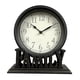 thumbnail image 1 of Reloj De Mesa Redondo Movimiento De Cuarzo Silencioso Decorativo Para Estante Cocina Decoraciones StyleB, 1 of 5