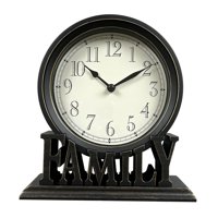 Bothyi - Reloj De Mesa Redondo Movimiento De Cuarzo Silencioso Decorativo Para Estante Cocina Decoraciones Styleb